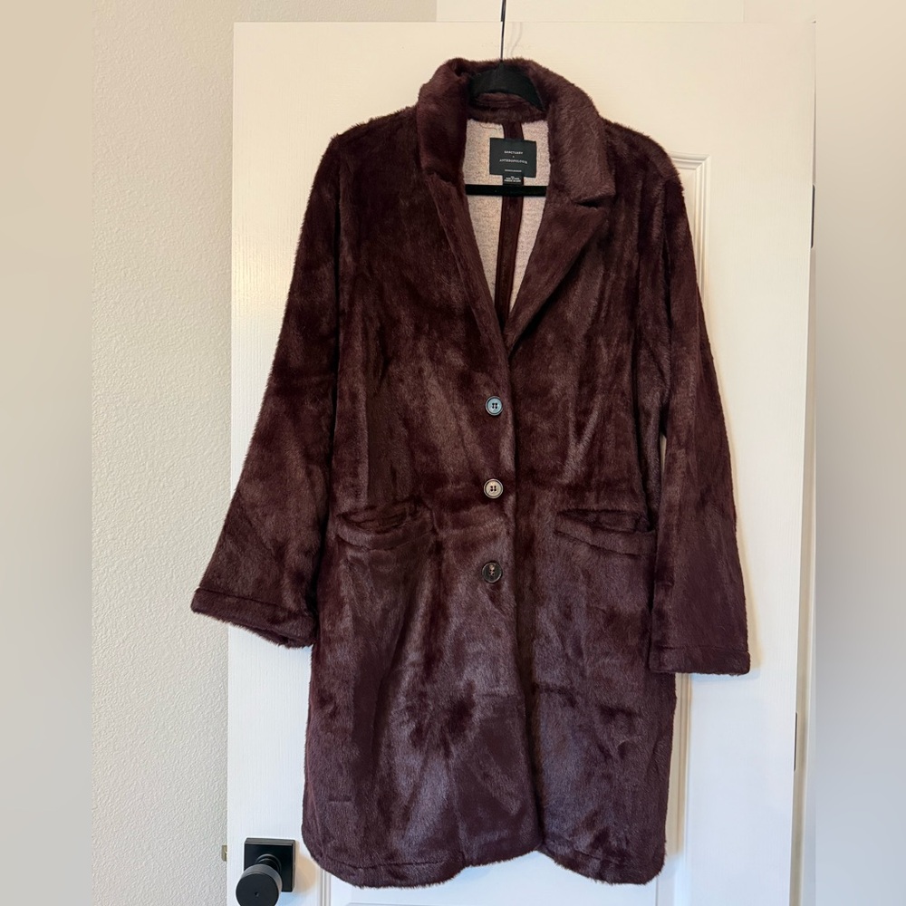 Sanctuary for Anthropologie Hometown Fuzzy Knit Coat